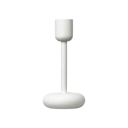 white candle holder