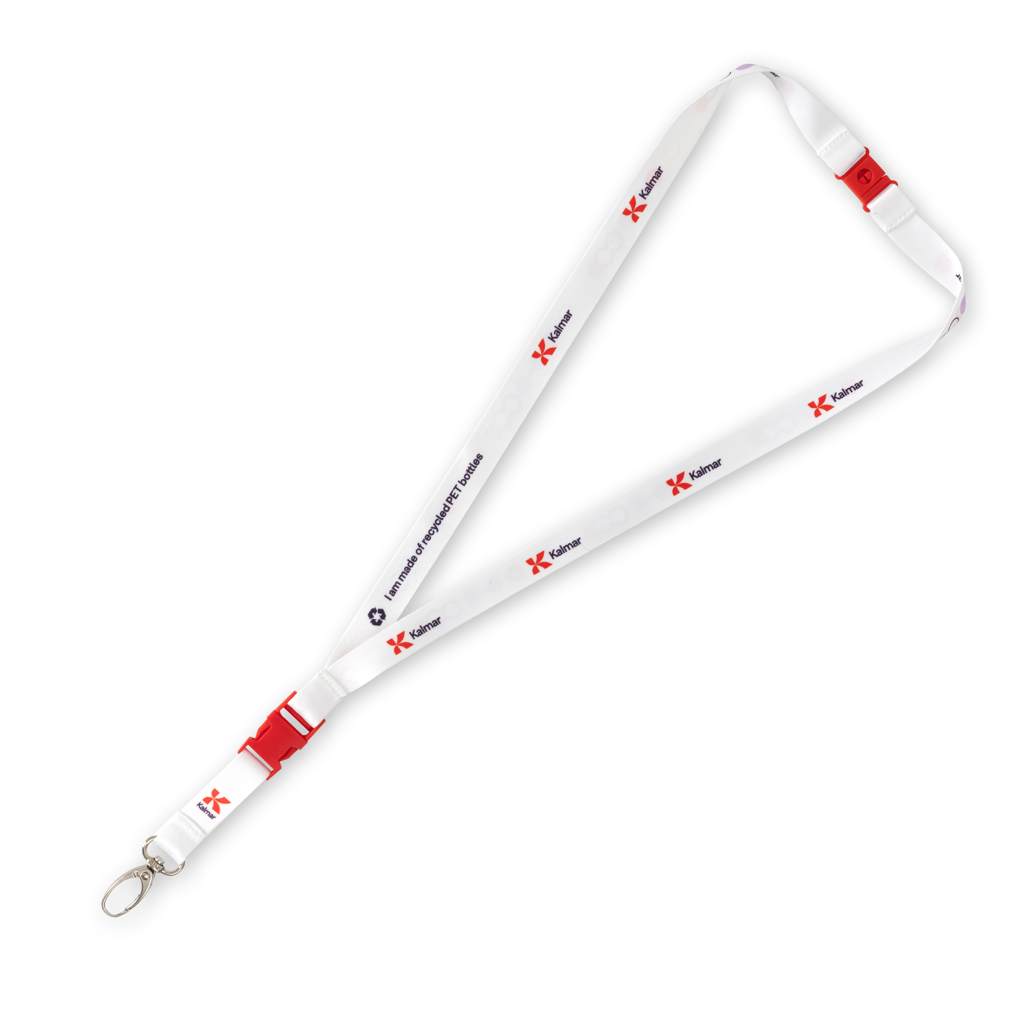 lanyard with kalmar logo and pattern