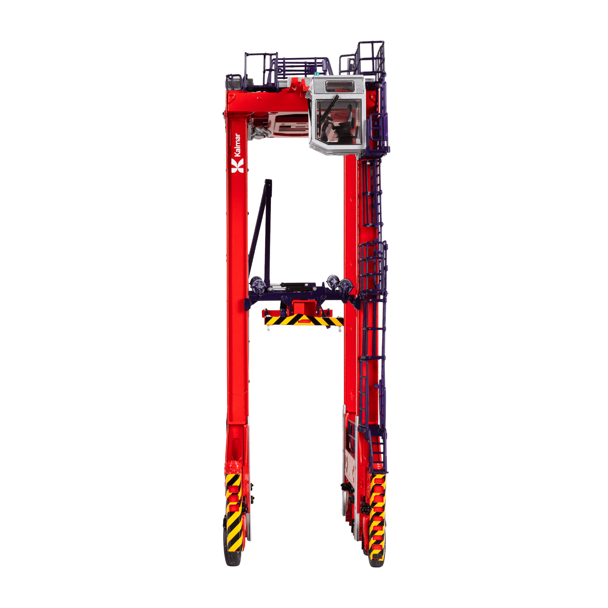 scale model straddle carrier with kalmar branding