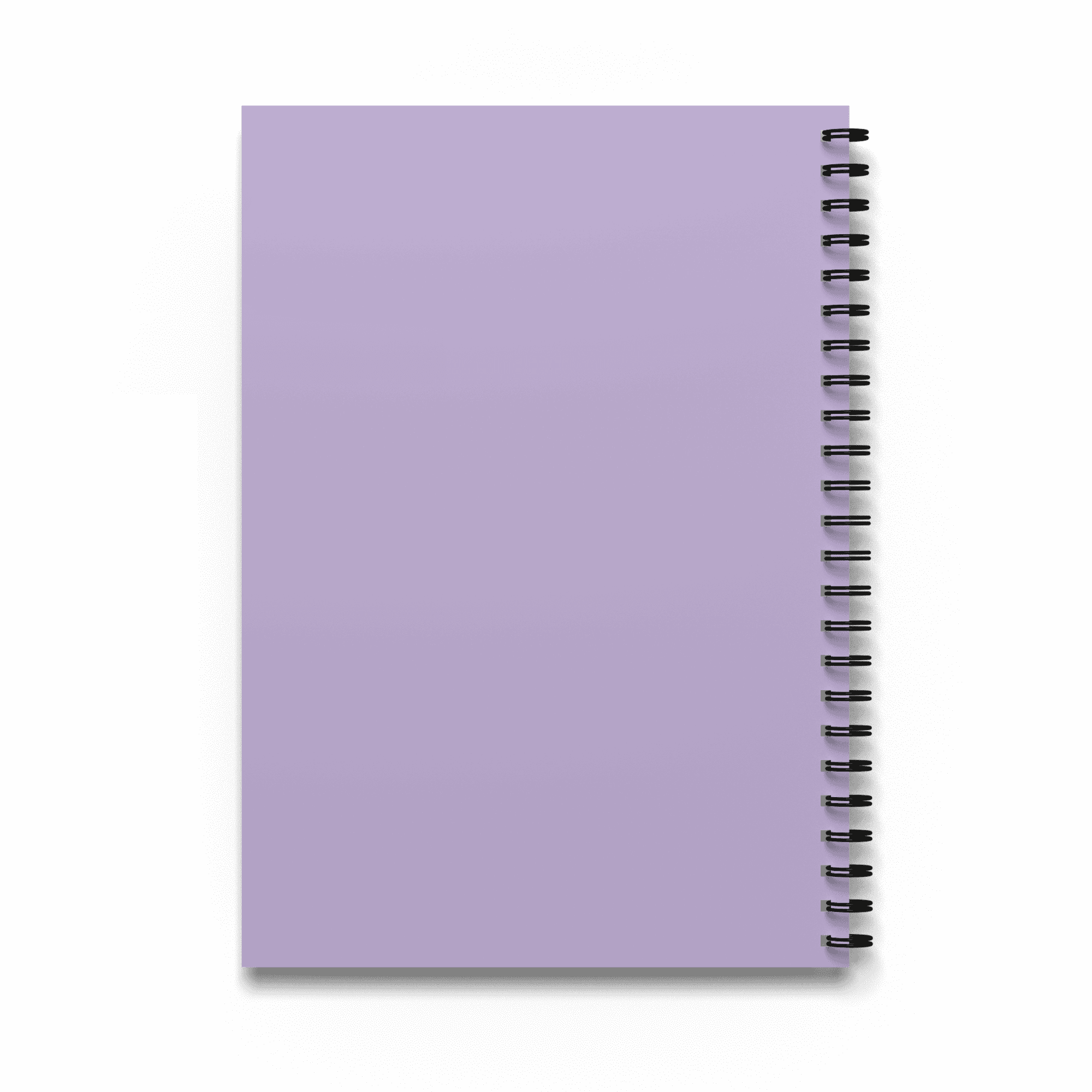 light purple notebook with Kalmar logo and graphics on